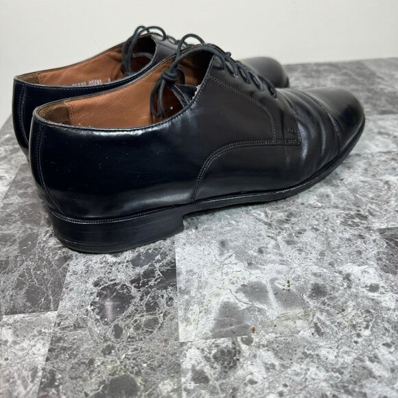 Bostonian Classics Oxfords Dress Shoes Mens Size 11.5 W Wide Black Leather - Picture 5 of 13